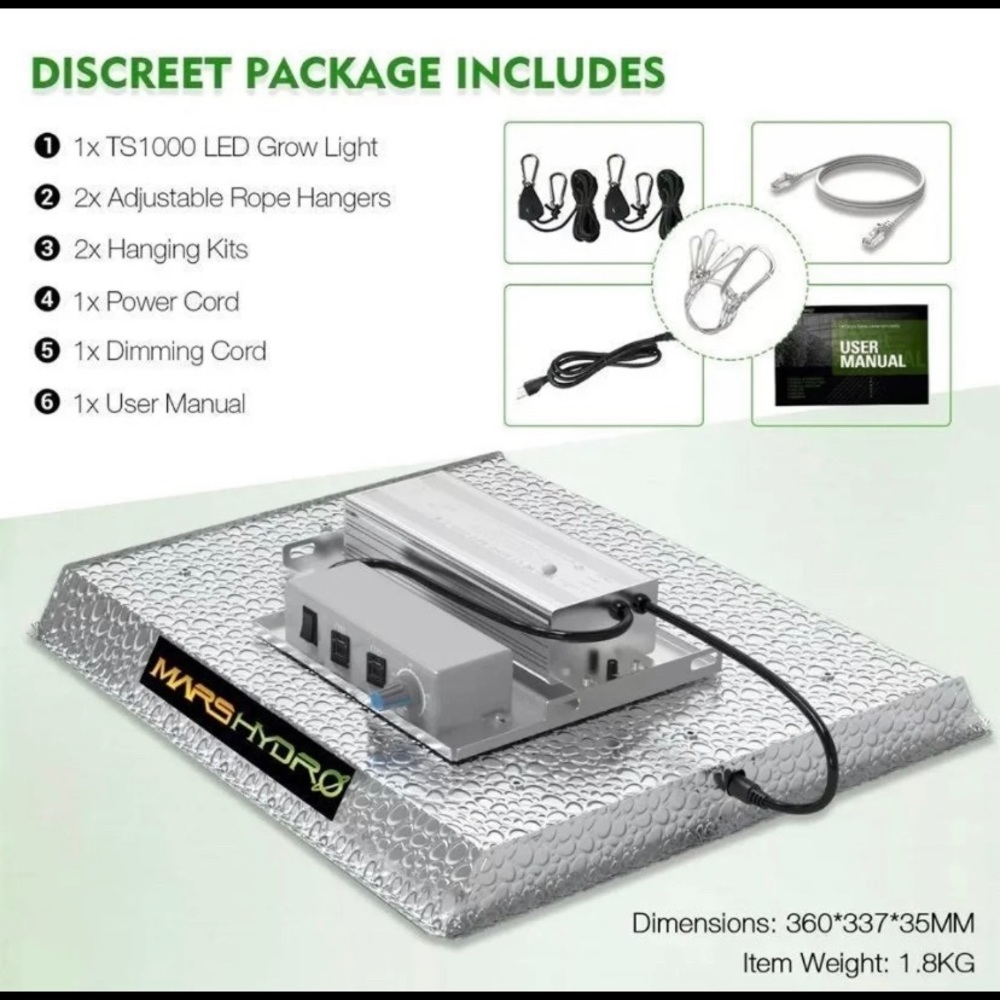 Mars Hydro TS 1000 LED Grow light